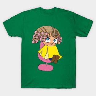 the little girl is at the beauty salon T-Shirt